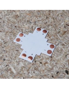 Cross led strip connector (single colour, 2 pin) 10mm 2