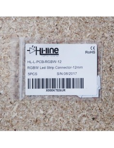 12mm RGBW L Shape LED strip PCB (5 pin)