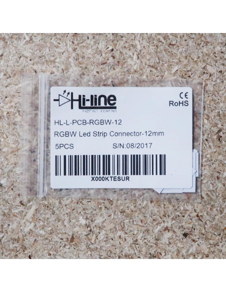 12mm RGBW L Shape LED strip PCB (5 pin)
