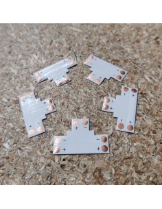T Shape LED strip PCB for 8mm connectors