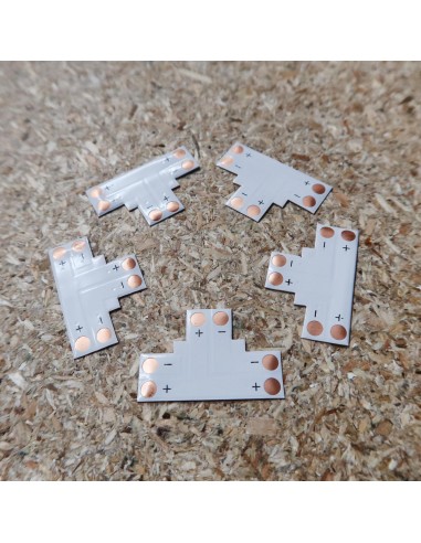 T Shape LED strip PCB for 8mm connectors