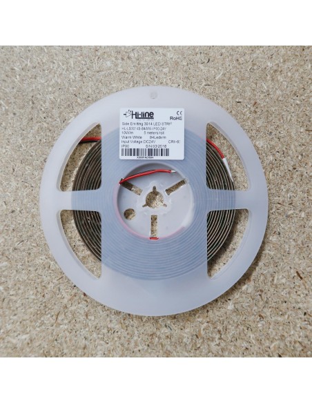 warm white Edge lit 24V LED tape