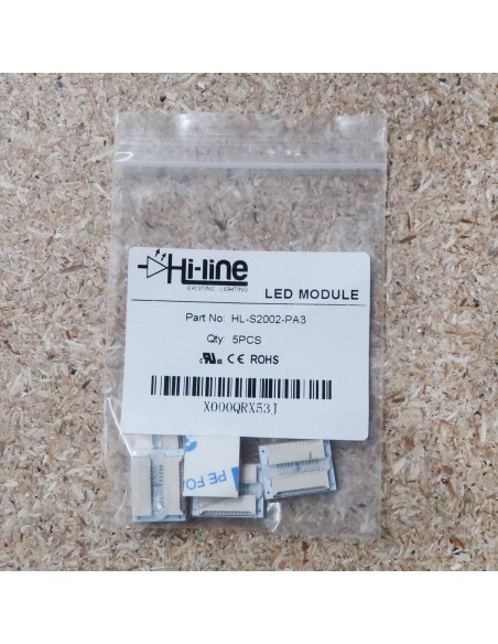 Solderless connector LED tape