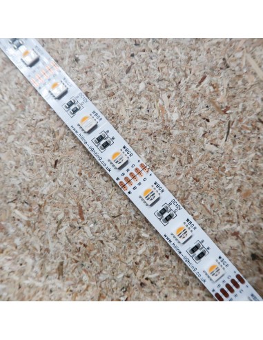 RGBW LED-Streifen (RGB+WW) 12V-14,4W/m- IP00-CRI80-12mm/2oz PCB-5m Rolle