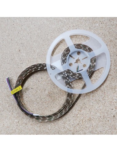 RGBW LED Strip (RGB+WW) 12V-14.4W/m- IP00-CRI80-12mm/2oz PCB-5m Roll