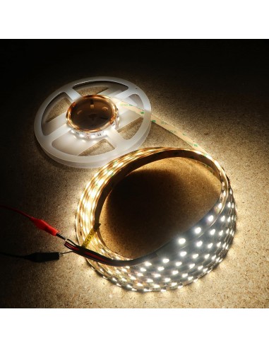 RGBW LED-Streifen (RGB+NW) 12V-14,4W/m- IP00-CRI80-12mm/2oz PCB-5m Rolle