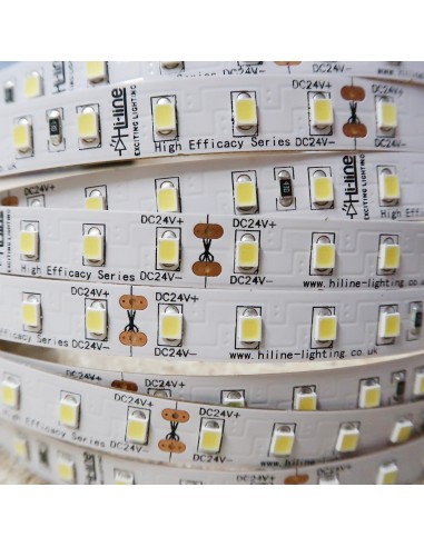 6000K Cool White LED Strip 24V 14.4W/m IP00 CRI90 SMD2835