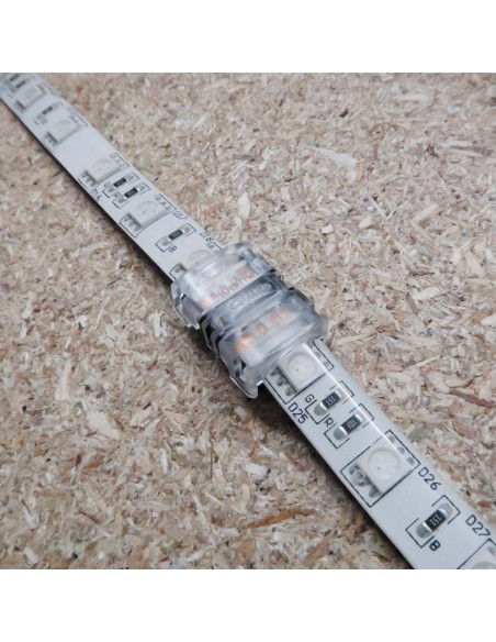 Strip to strip connector for 10mm IP65 LED tape RGB colour (pack of 5)