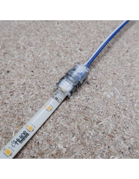 Strip to wire connector for IP65 LED tape single colour 8mm (pack of 5)