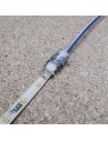 Strip to wire connector for IP65 LED tape single colour 8mm (pack of 5) Strip to wire connector for IP65 LED tape single colour 8mm (pack of 5)
