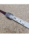 Strip to wire connector for IP00 LED tape RGB colour 10mm (pack of 5) Strip to wire connector for IP00 LED tape RGB colour 10mm (pack of 5)