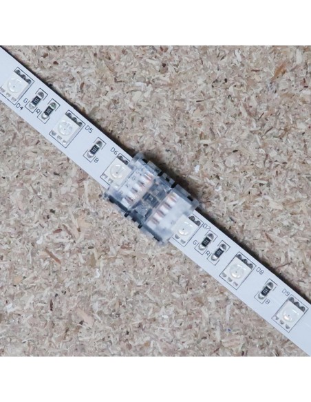 Strip to strip connector for 10mm IP00 LED tape RGB colour (pack of 5)