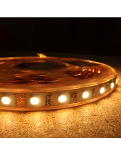 RGBW LED Strip, 60 LEDS per meter, 5 meters roll, 300LEDS, 24V non waterproof