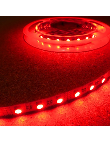 RGBW LED-Streifen (RGB+CW) 12V-14,4W/m- IP00-CRI80-12mm/2oz PCB-5m Rolle