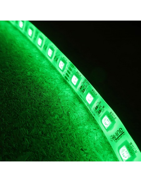 14,4W/m 24V RGB+KW IP65-PU CRI80 LED-Streifen 12mm/2oz PCB 5m Rolle