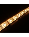 RGBW LED-Streifen (RGB+WW) 24V-14,4W/m- IP68 (Polyurethane Schicht)-CRI80-SMD5050