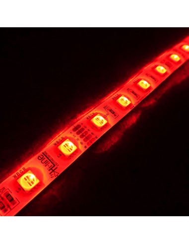 RGBW LED-Streifen (RGB+WW) 24V-14,4W/m- IP68 (Polyurethane Schicht)-CRI80-SMD5050