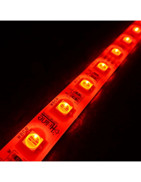 RGBW LED-Streifen (RGB+NW) 24V-14,4W/m- IP65-CRI80-SMD5050-5m Rolle