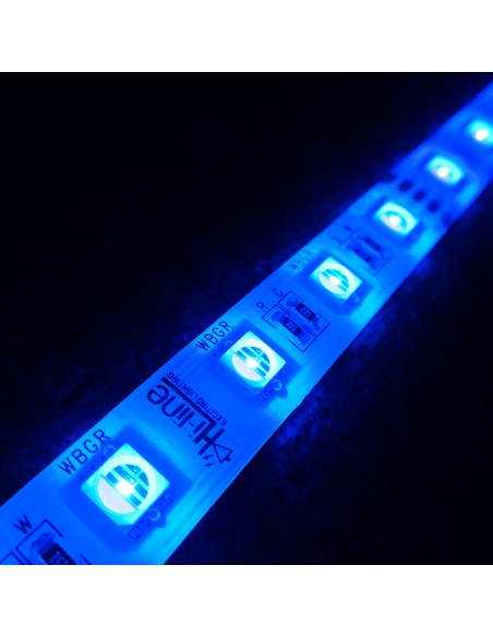 RGBW LED-Streifen (RGB+NW) 24V-14,4W/m- IP65-CRI80-SMD5050-5m Rolle