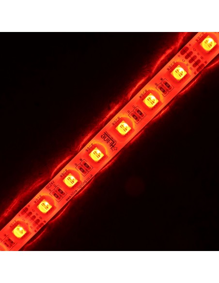 14,4W/m 24V RGB+WW IP65-PU CRI80 LED-Streifen 12mm/2oz PCB 5m Rolle