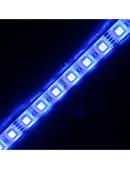 14,4W/m 24V RGB+WW IP65-PU CRI80 LED-Streifen 12mm/2oz PCB 5m Rolle