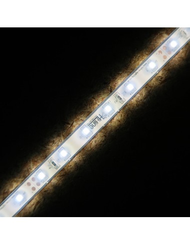 Kaltes Weiß LED-Streifen 24V-4.8W/m- IP68-CRI80-SMD3528