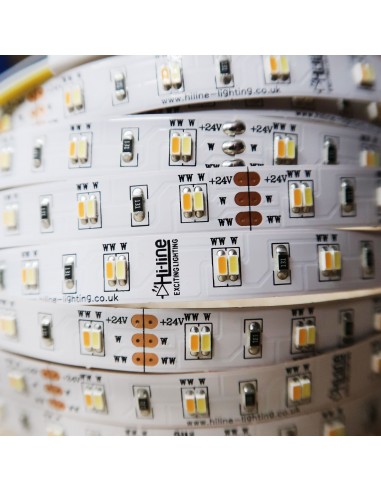 Tunable white LED strip 120 LEDs per meter 14.4W