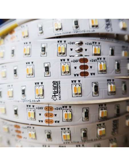 Tunable white LED strip 120 LEDs per meter 14.4W