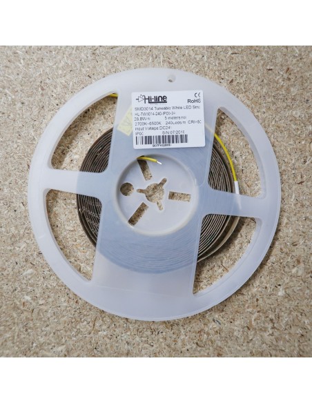 Tunable white LED strip 120 LEDs per meter