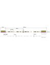 Tunable white LED strip 120 LEDs per meter