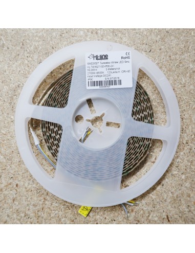 Tunable white LED strip 2in1 LEDs x 120 per meter 19.2W