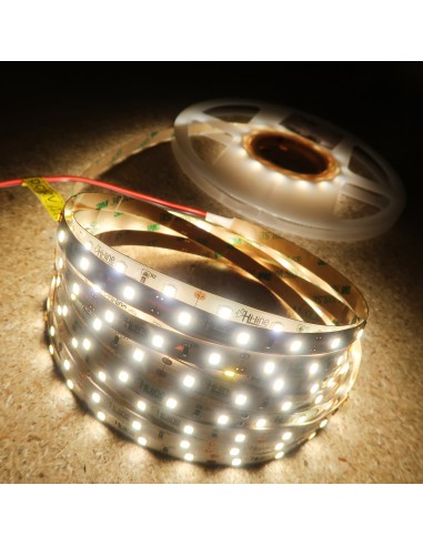12V Natural White LED Strip 14.4W/m- IP00-CRI80-SMD2835