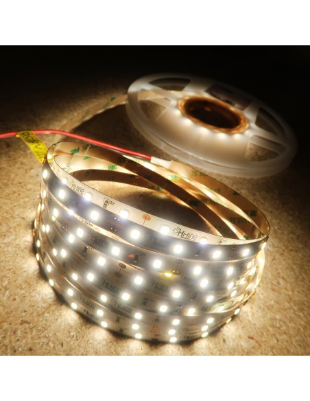 12V natürlicher weißer LED Streifen 14.4W / m IP00-CRI80-SMD2835