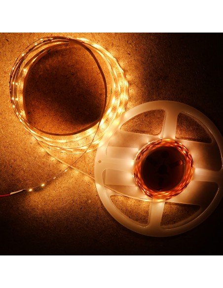  12V warmer weißer LED-Streifen 14.4W / m IP00-CRI80-SMD2835