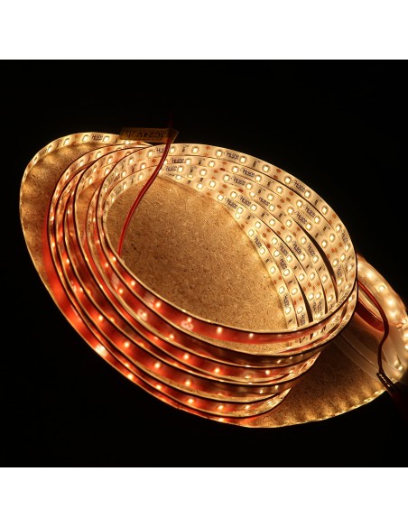 12V Warm White LED Strip 14.4W/m- IP65-CRI80-SMD2835