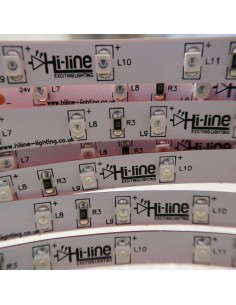 LED-Streifen Rot 4.8W/m 24V IP00 SMD3528
