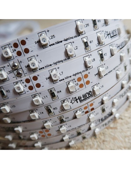 LED-Streifen Grün 4.8W/m 24V IP00 SMD3528
