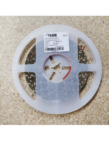 LED-Streifen Grün 4.8W/m 24V IP00 SMD3528