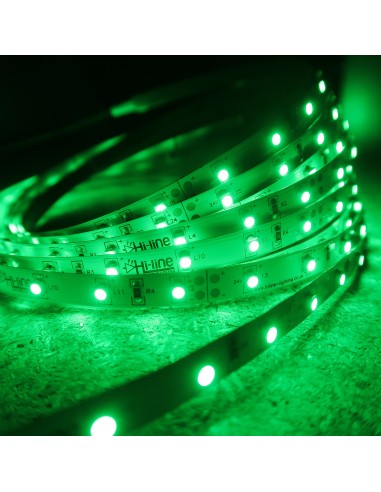 LED-Streifen Grün 4.8W/m 24V IP00 SMD3528