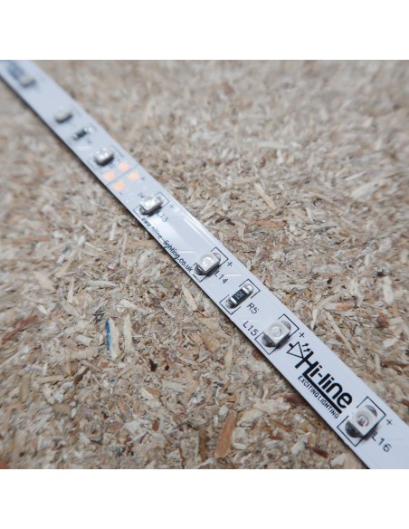 Blue LED Strip 24V 4.8W/mIP00-8mm wide-5m roll-SMD3528