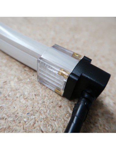 IP68 Side-Exit power connector kit for Single colour 10x20mm LED Neon Flex
