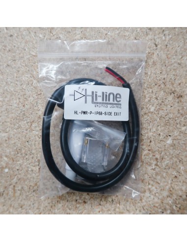 IP68 Side-Exit power connector kit for Single colour 10x20mm LED Neon Flex