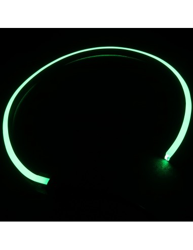Green LED NEON FLEX 24V IP68 10x20mm (Sold Per Metre)