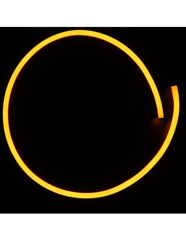Yellow LED Neon Flex 24V IP68 10x20mm (Sold Per Metre)