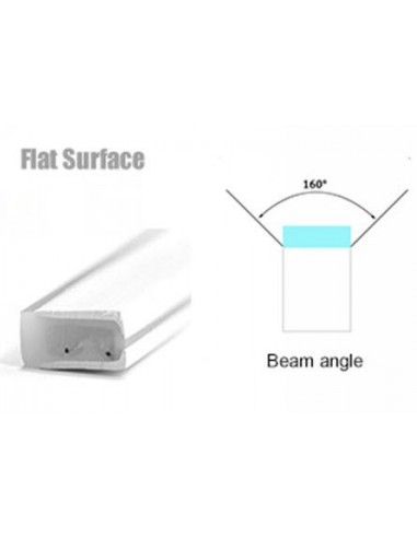 LED NEON FLEX White 3550K 24V IP68 10x20mm (Sold Per Metre)