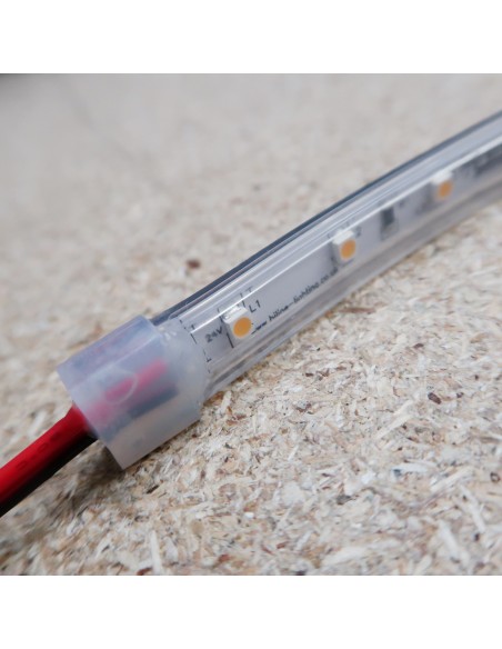  IP67 5m Warmweiß LED Streifen 24V 4.8 W / m