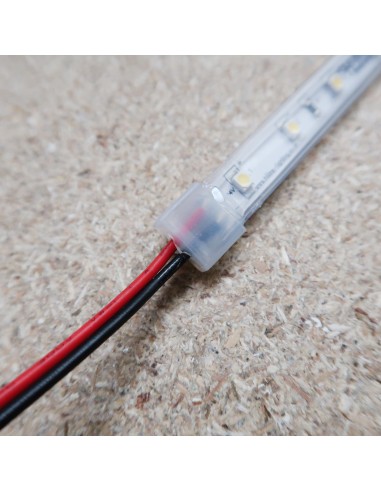 IP67 Natural White LED Strip 24V 4.8W/m