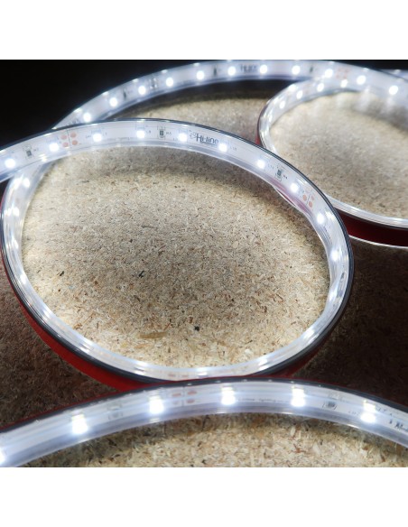 IP67 Cool White LED Strip 24V 4.8W/m