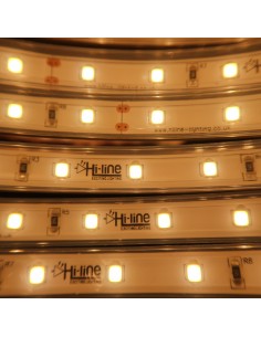 IP67 5m Warm White LED Strip 24V 14.4W/m
