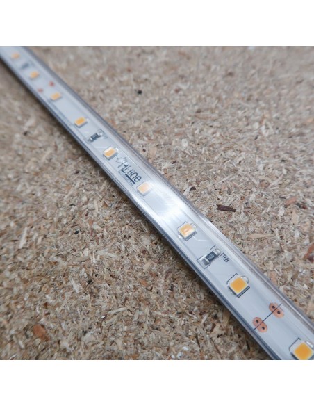 IP67 5m Warm White LED Strip 24V 14.4W/m